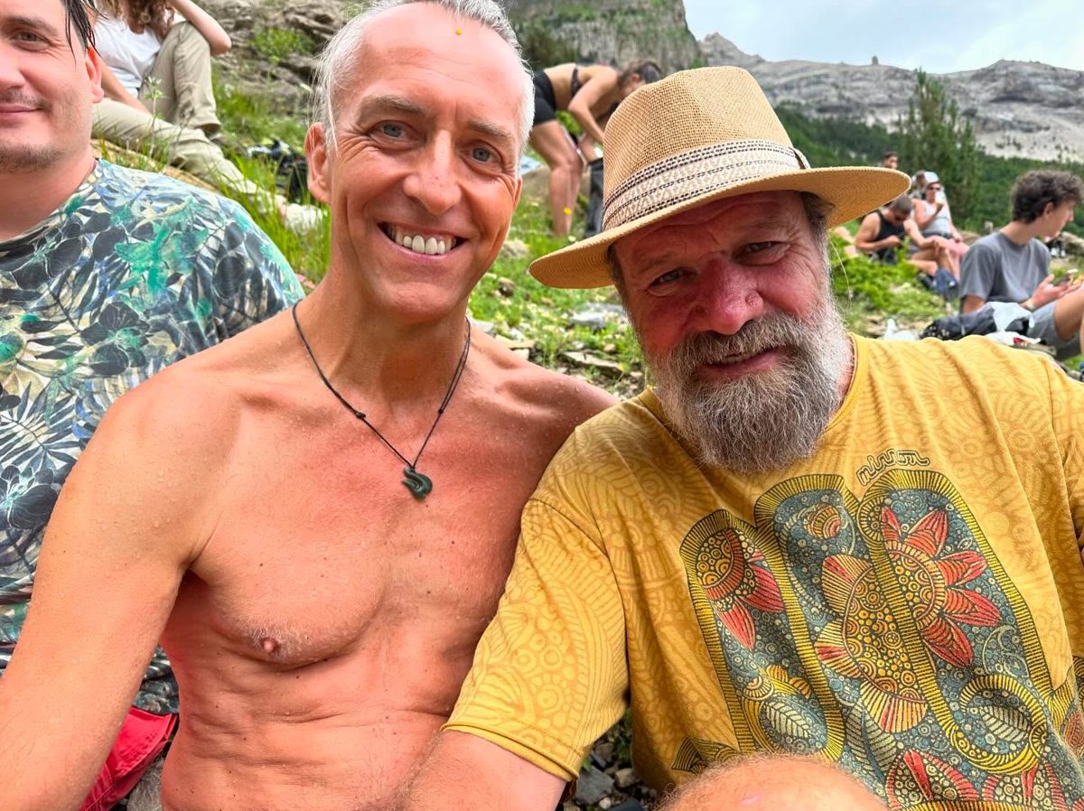 Thomas with Wim Hof